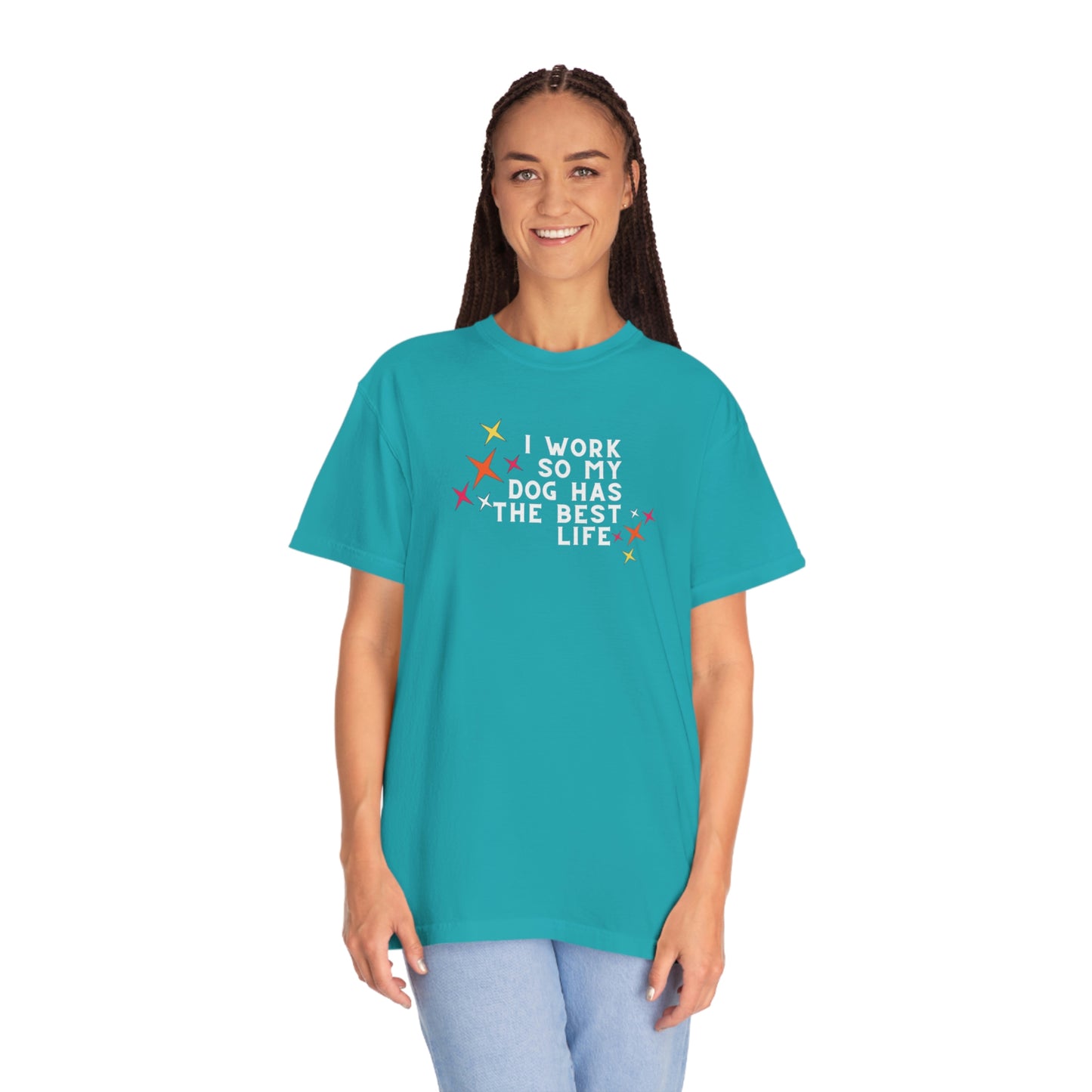 Work So My Dog: Comfort Colors TShirt